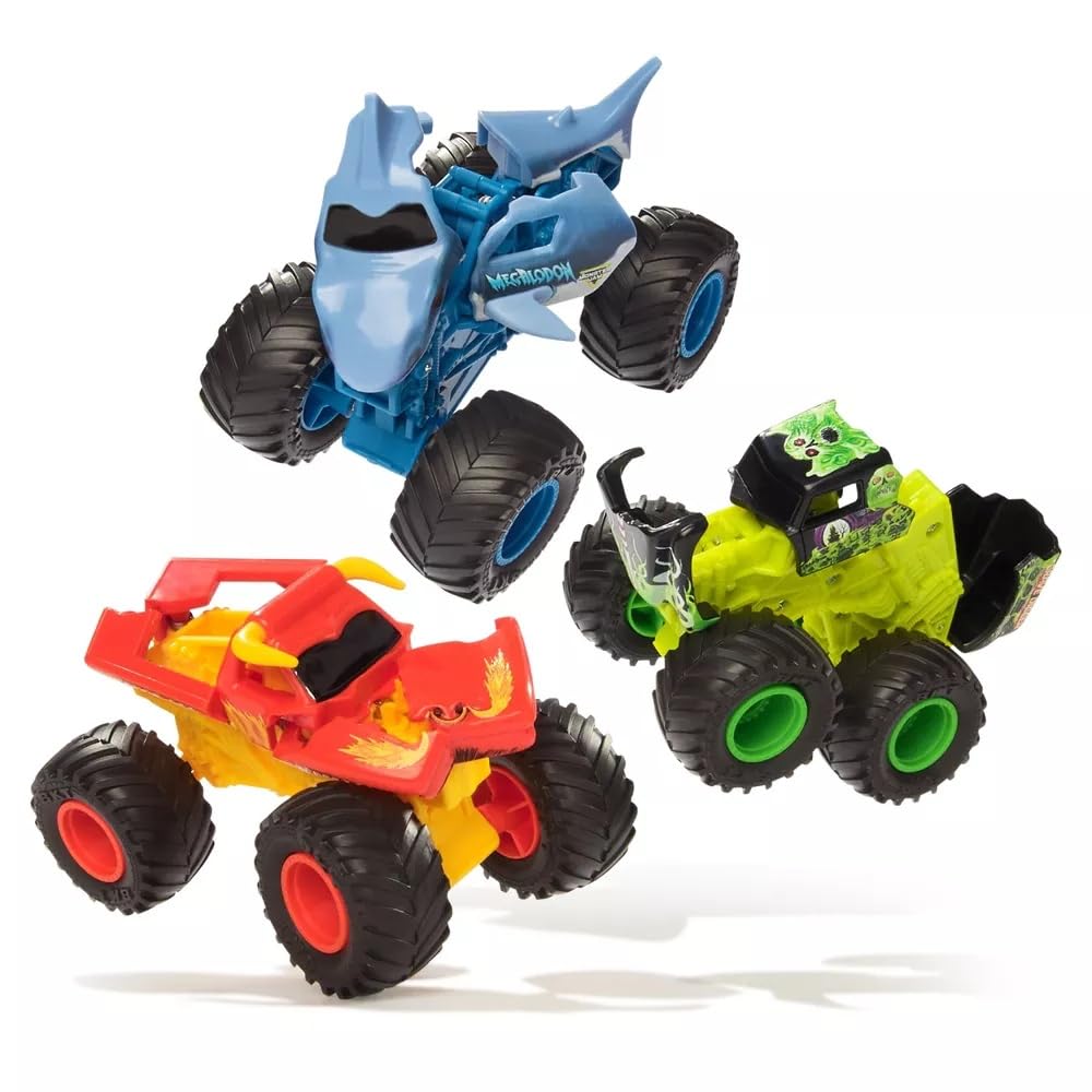 Monster Jam El Toro Loco Smash & Bash Die-Cast Monster Truck – Real Action Crash Reset Vehicle, 1:64 Scale, Series 01